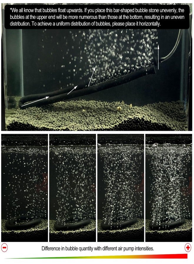 HouseUp Air Stones for Aquariums,Deformable Long air Stone 60cm (23.6inches) Supple Aquarium air Stones fit for widely Aquarium air Pump, Rich Styling Aquarium Bubble Decorations Wall - Image 3
